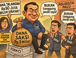 Kisruh Dana Saksi NasDem Palu: Rp30 Juta Tak Kembali, DPD Jadi Tameng, Polisi Turun Tangan