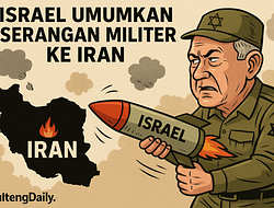 Israel Umumkan Serangan Militer ke Iran, Langit Teheran Dihujani Ledakan