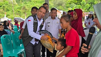 Pemkab Donggala Salurkan 921 Kg Ikan Segar, Targetkan Angka Stunting Turun Jadi 14%